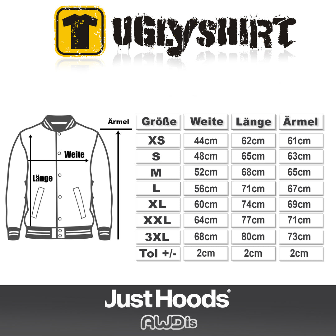 Deutschland College Jacke | Fanartikel Sweatjacke | M14