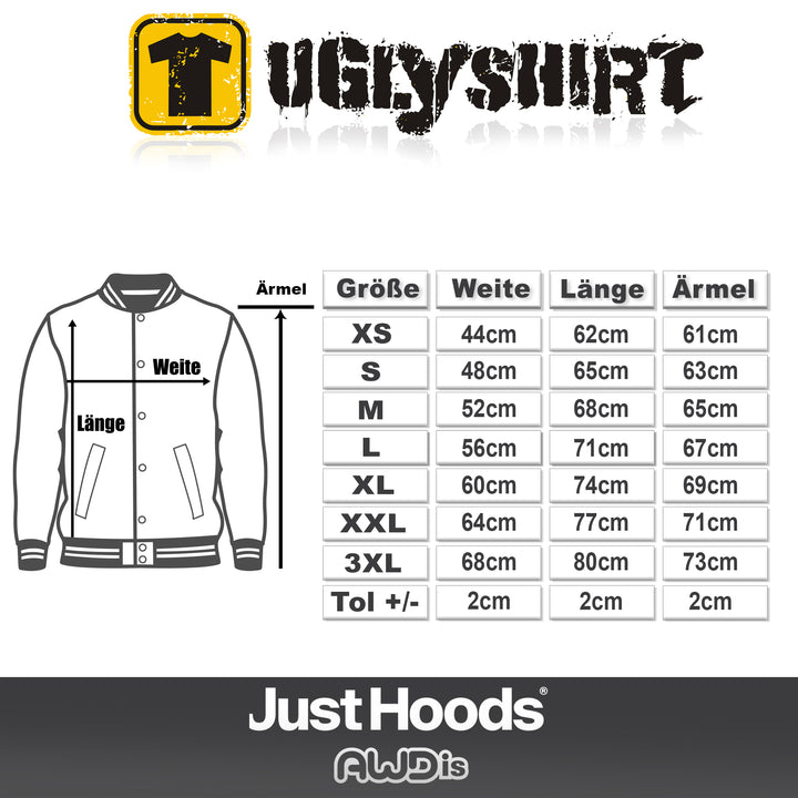 Deutschland College Jacke | Fanartikel Sweatjacke | M14