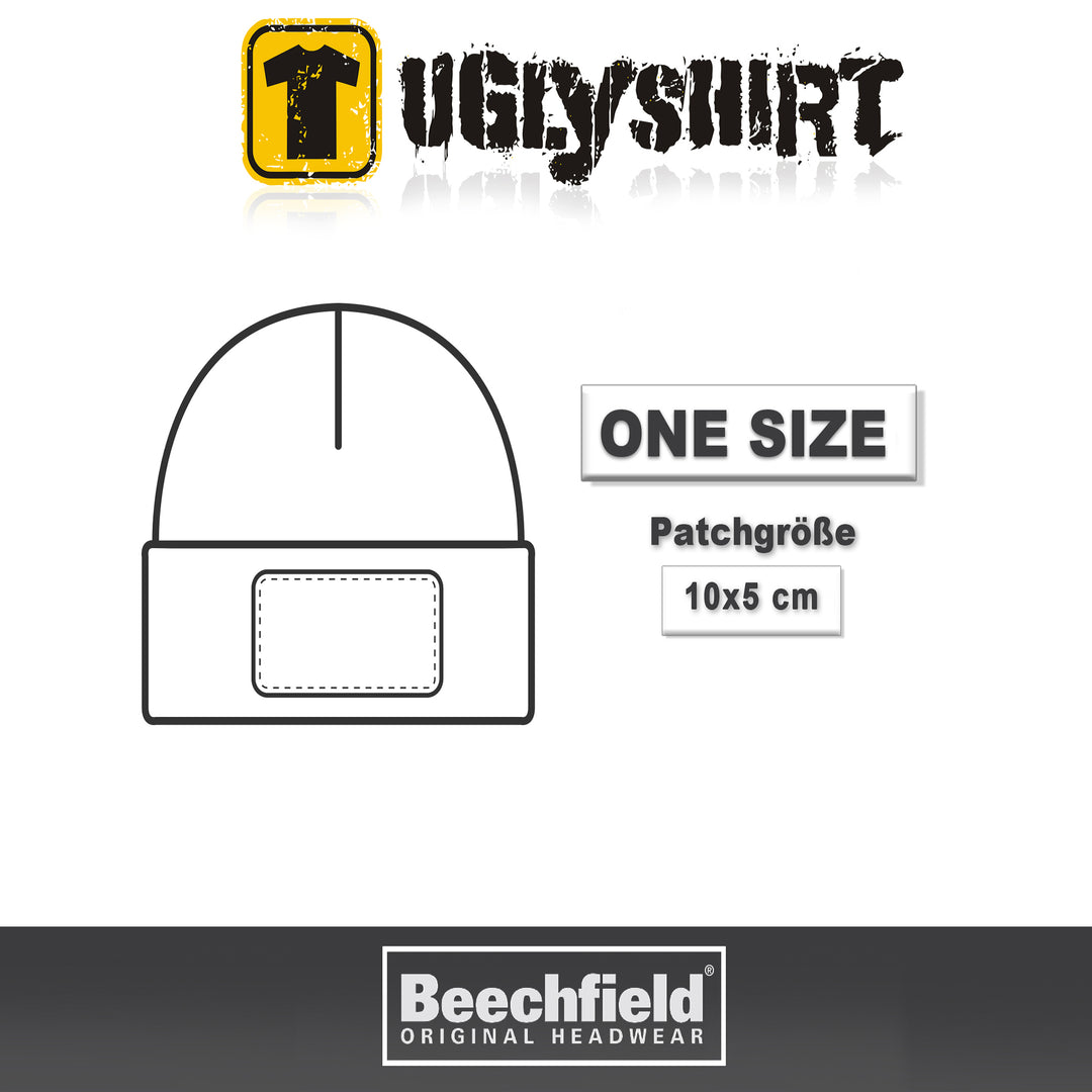 Deutschland Mütze | Strickmütze Deutscher Fanartikel German Wintermütze | Patch Beanie M14
