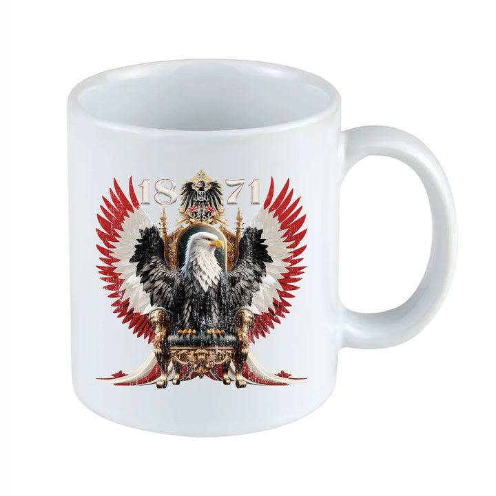 1871 Tasse | Kaffeetasse Kaiserreich Preußen Kaffeebecher Deutschland