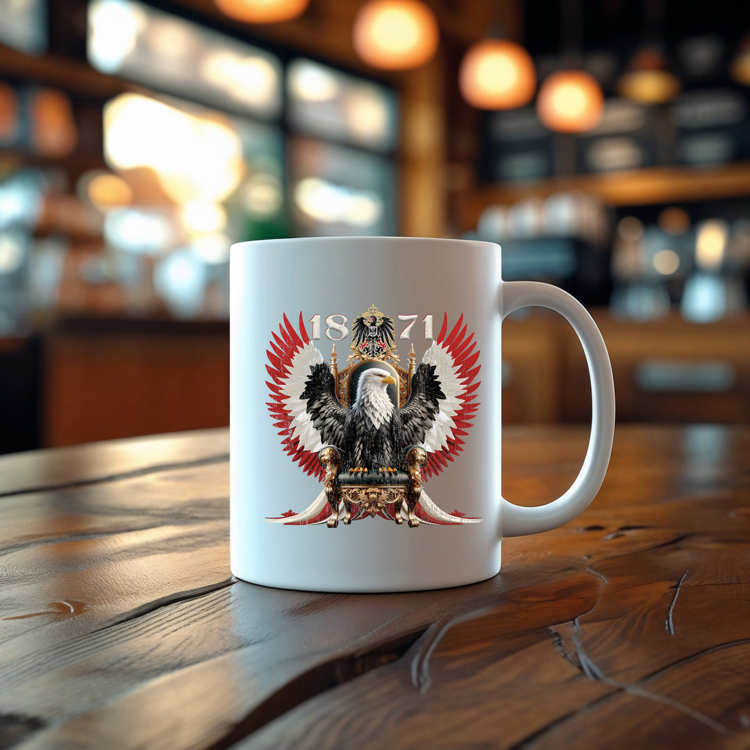 1871 Tasse | Kaffeetasse Kaiserreich Preußen Kaffeebecher Deutschland