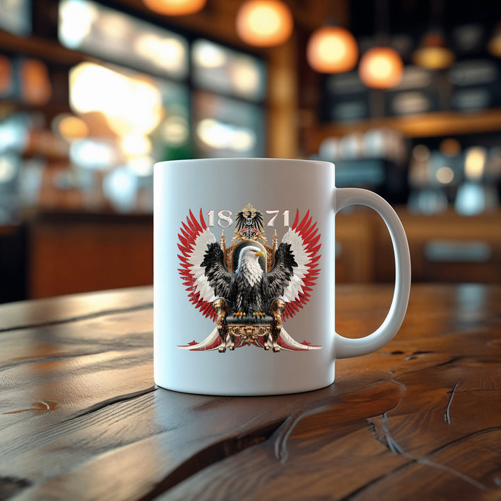 1871 Tasse | Kaffeetasse Kaiserreich Preußen Kaffeebecher Deutschland