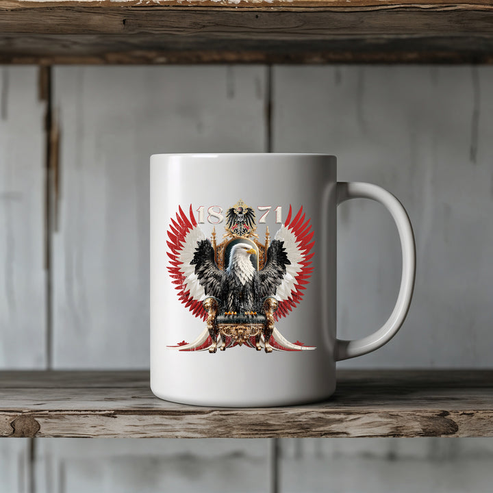 1871 Tasse | Kaffeetasse Kaiserreich Preußen Kaffeebecher Deutschland