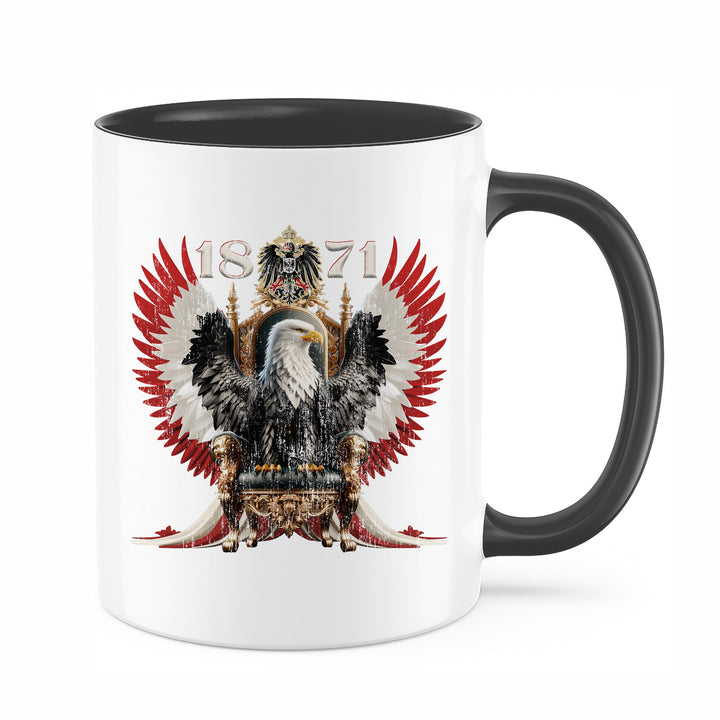 1871 Tasse | Kaffeetasse Kaiserreich Preußen Kaffeebecher Deutschland