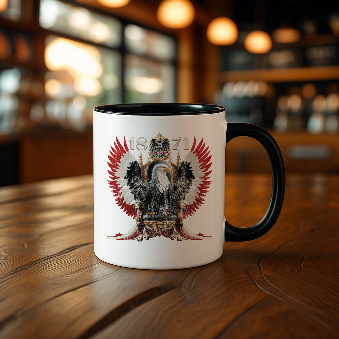 1871 Tasse | Kaffeetasse Kaiserreich Preußen Kaffeebecher Deutschland