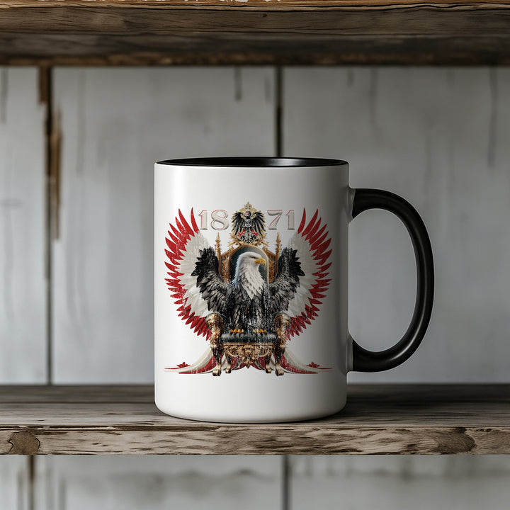 1871 Tasse | Kaffeetasse Kaiserreich Preußen Kaffeebecher Deutschland