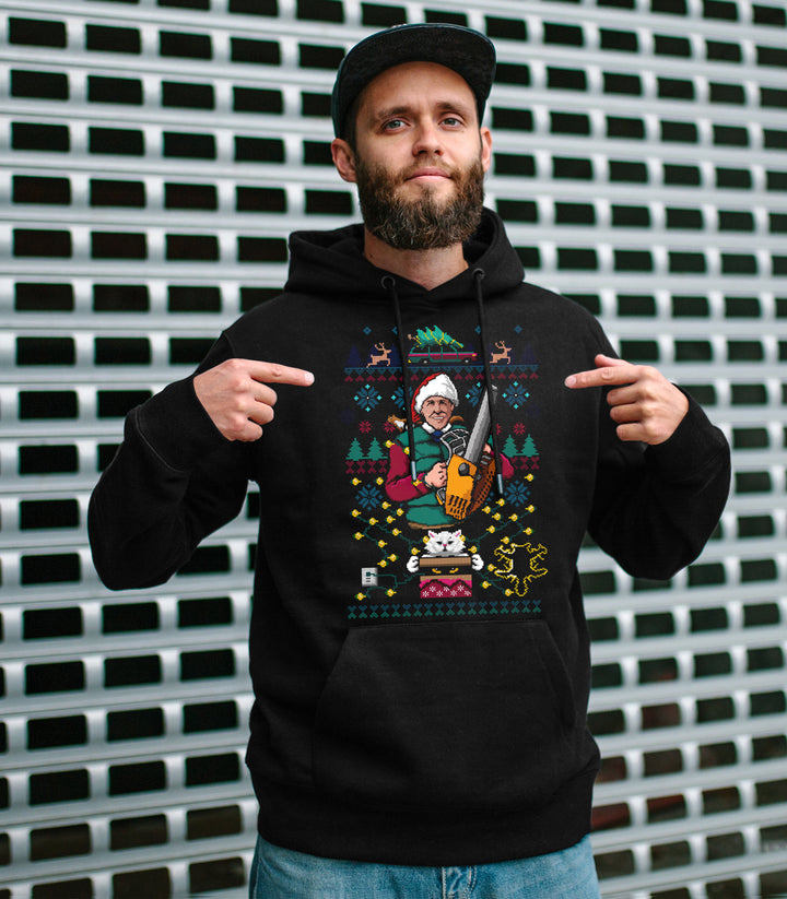 8 Bit Griswold Kapuzenpullover | Schöne Bescherung Weihnachten Xmas