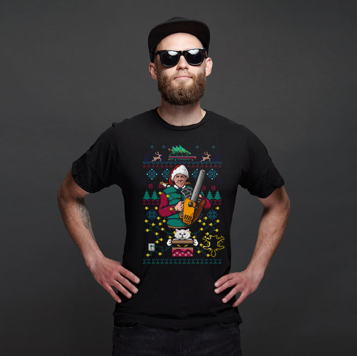 8 Bit Griswold T-Shirt | Schöne Bescherung Weihnachten Xmas