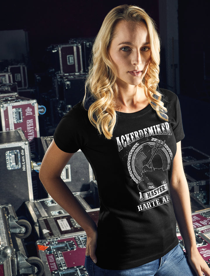 Ackerdemiker Damen T-Shirt | Landwirt Traktor Bauer