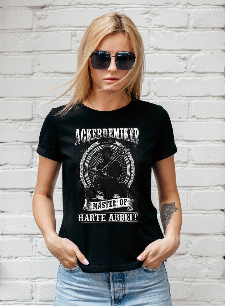 Ackerdemiker Damen T-Shirt | Landwirt Traktor Bauer