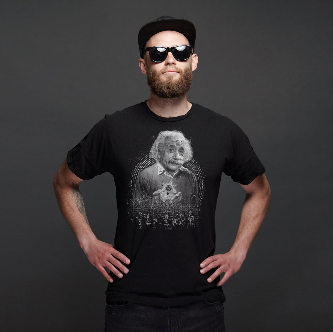 Albert Einstein T-Shirt | Design für Physik- & Mathefans | M3