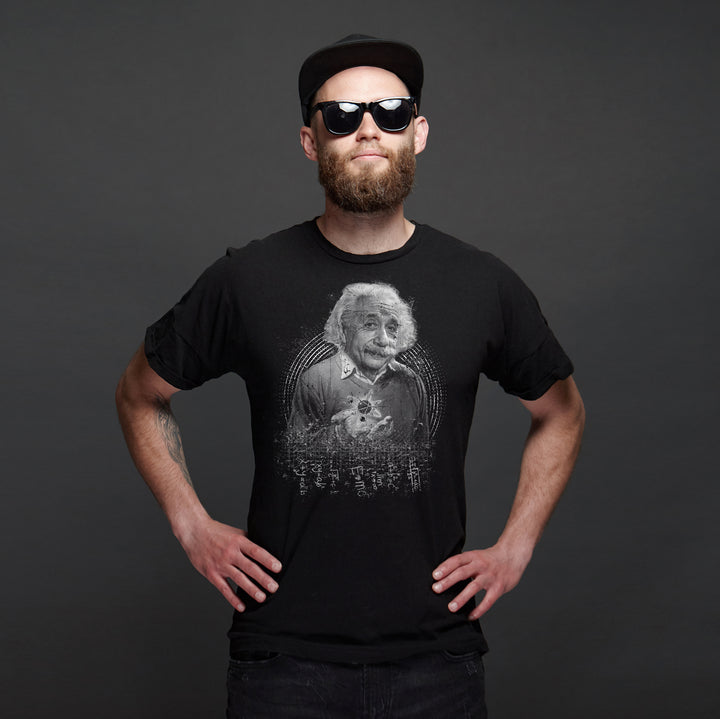 Albert Einstein T-Shirt | Design für Physik- & Mathefans | M3