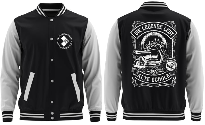 Alte Schule Simson SR50 College Jacke | Moped DDR Biker Ostdeutschland