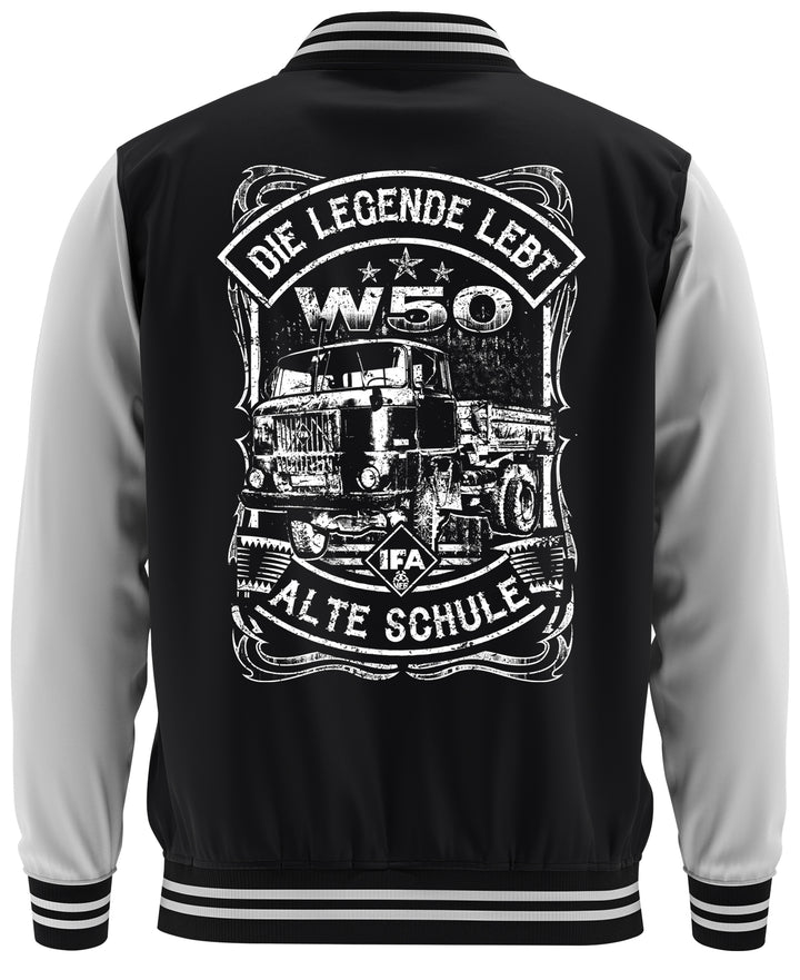 Alte Schule W50 College Jacke | LKW DDR Kult Ostdeutschland Trucker