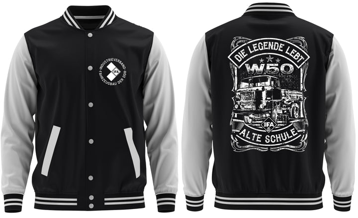 Alte Schule W50 College Jacke | LKW DDR Kult Ostdeutschland Trucker