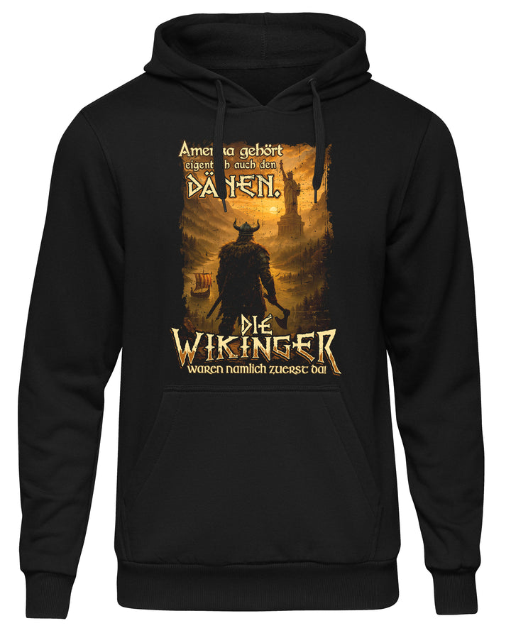 Die Wikinger Kapuzenpullover | Hoodie Pullover Dänen Grönland USA Amerika