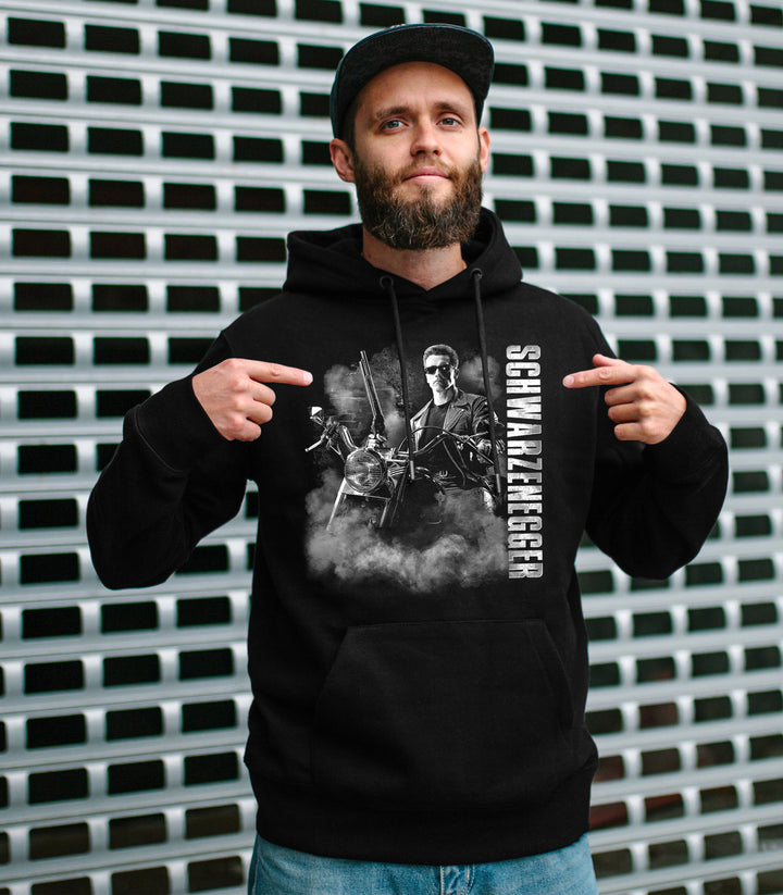 Arnold Schwarzenegger Kapuzenpullover | Terminator T800 Retro Arni 80er | M3