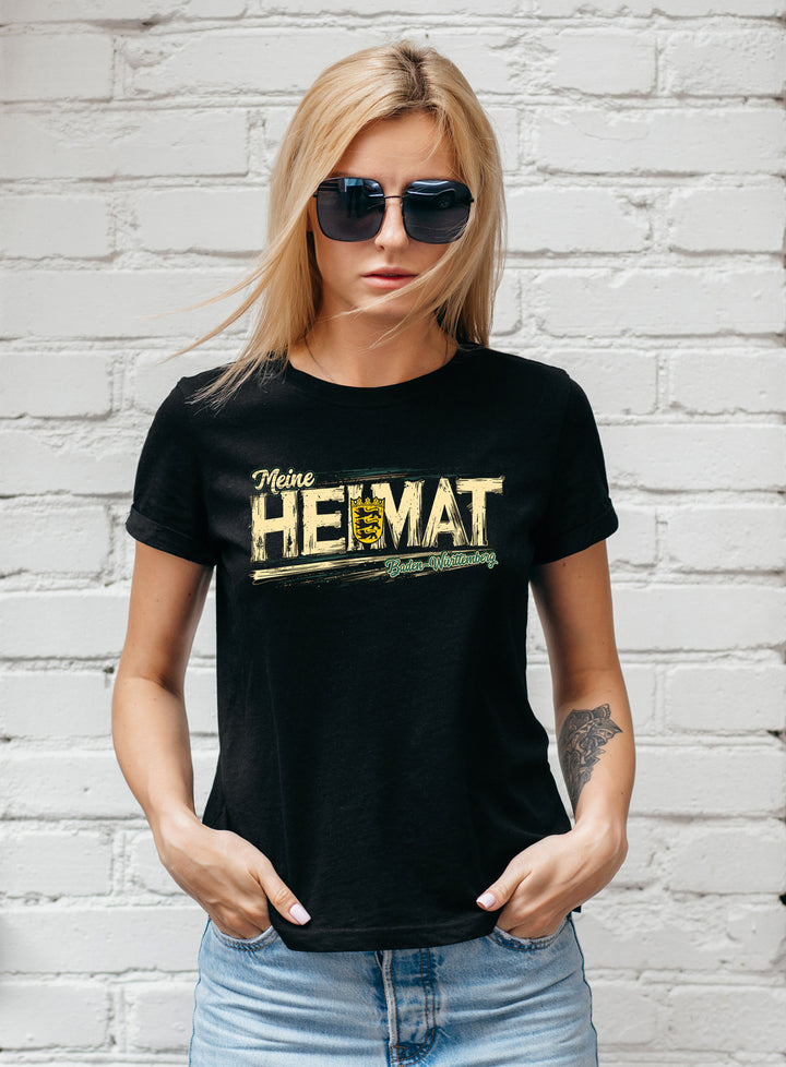 Heimat Baden-Württemberg Damen T-Shirt | Schwaben Stuttgart | FB