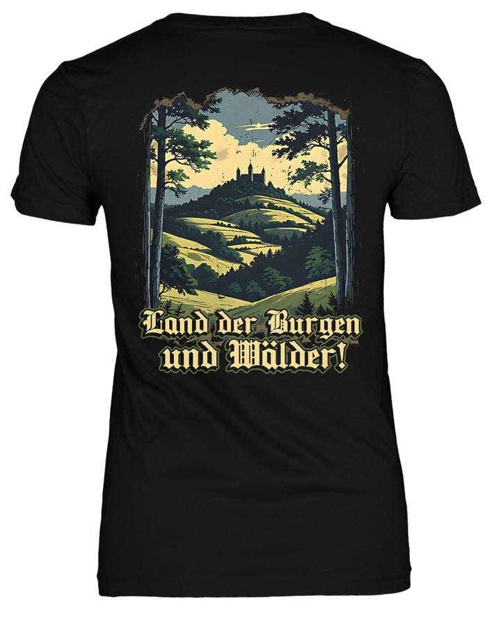 Heimat Baden-Württemberg Damen T-Shirt | Schwaben Stuttgart | FB