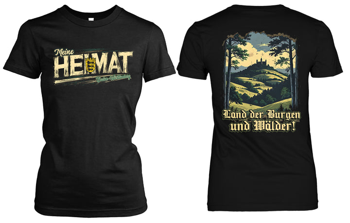 Heimat Baden-Württemberg Damen T-Shirt | Schwaben Stuttgart | FB