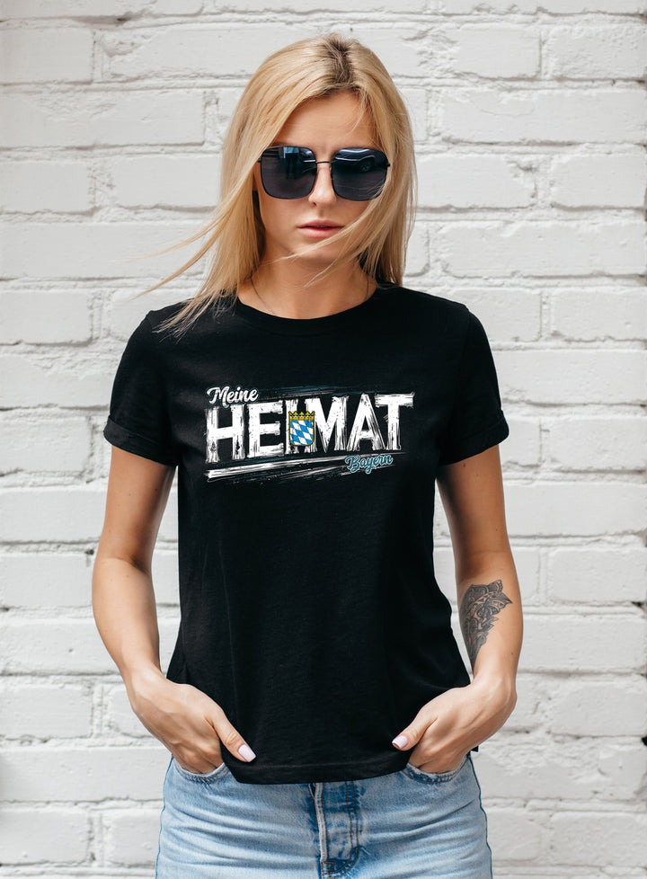Heimat Bayern Damen T-Shirt | München Allgäu Tradition | FB