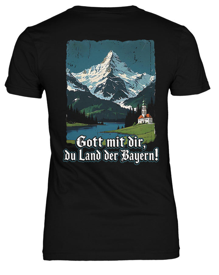 Heimat Bayern Damen T-Shirt | München Allgäu Tradition | FB