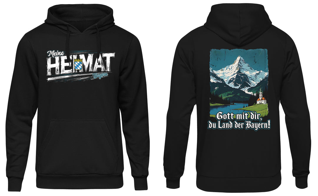 Heimat Bayern Kapuzenpullover | München Allgäu Tradition | FB