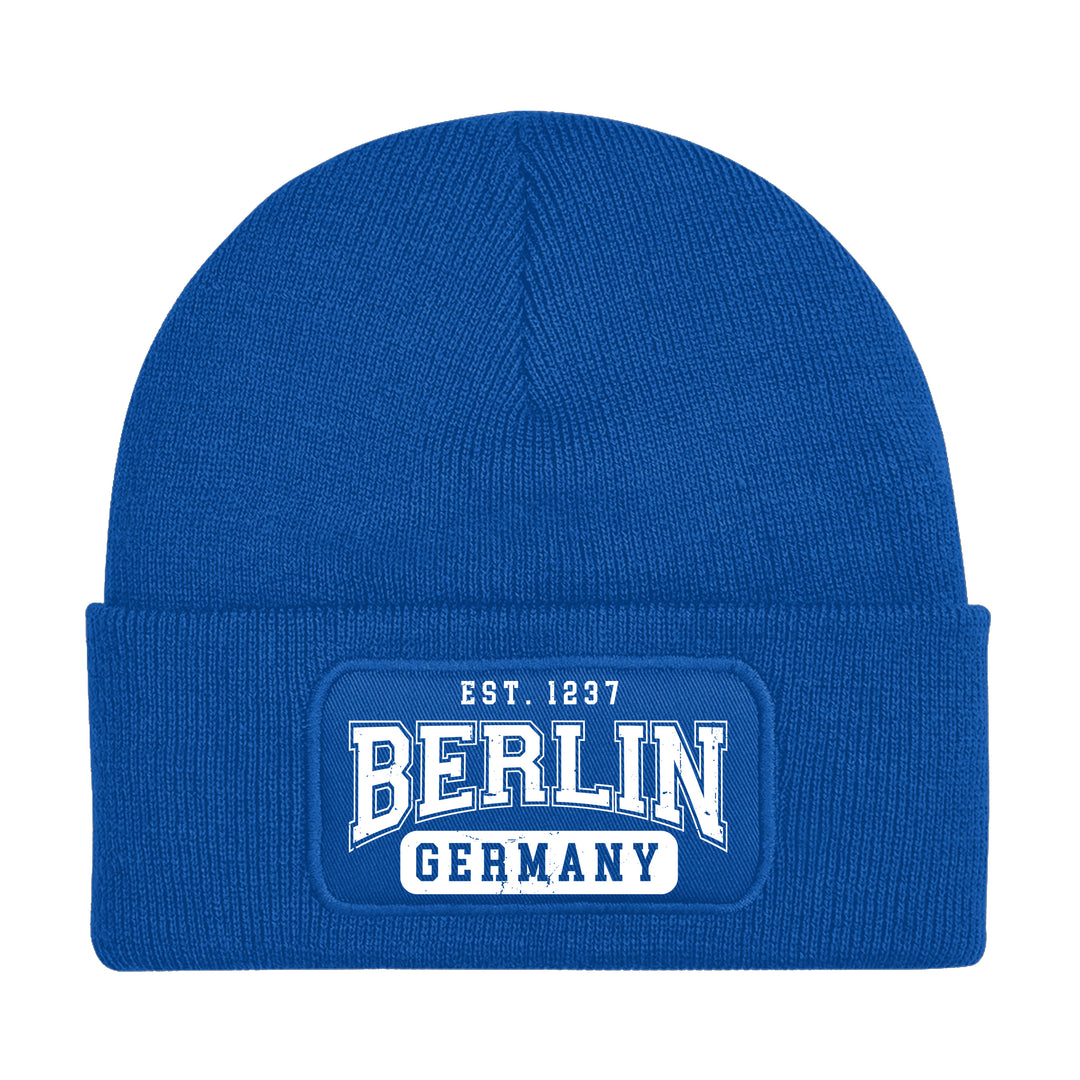 College City Berlin Mütze | Hauptstadt Wintermütze | Patch Beanie