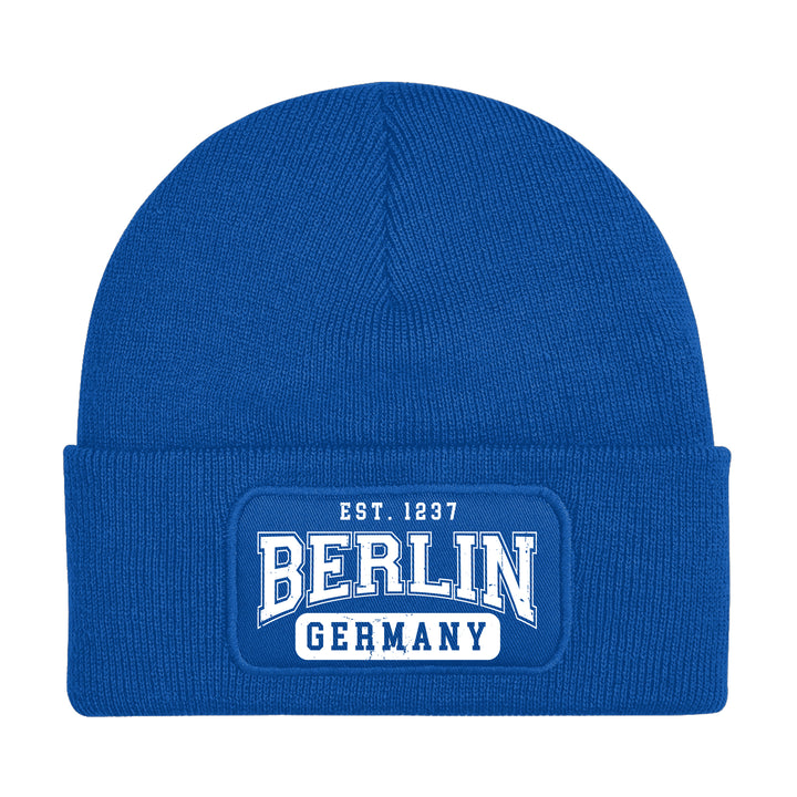 College City Berlin Mütze | Hauptstadt Wintermütze | Patch Beanie