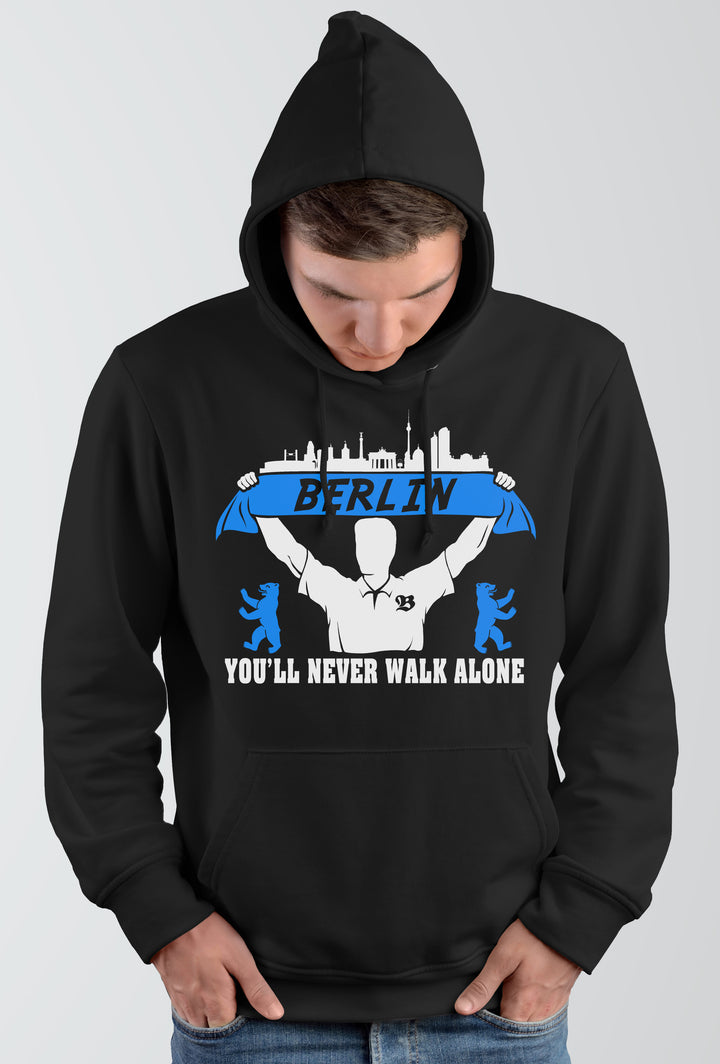 Berlin Support Kapuzenpullover | Skyline Fussball City Fanartikel