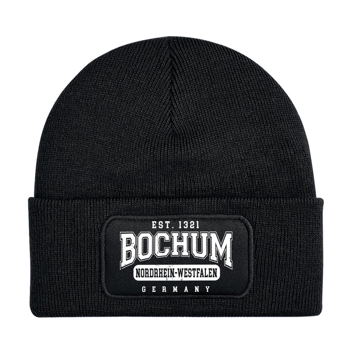 College City Bochum Mütze | Ruhrpott Wintermütze | Patch Beanie