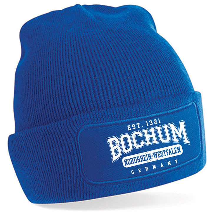 College City Bochum Mütze | Ruhrpott Wintermütze | Patch Beanie