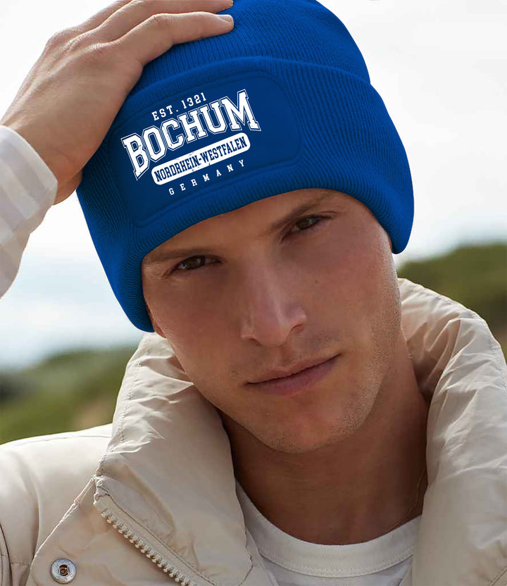 College City Bochum Mütze | Ruhrpott Wintermütze | Patch Beanie