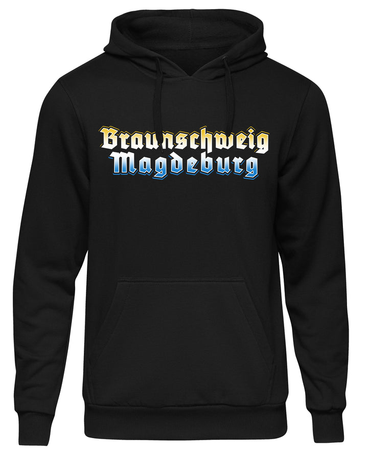 Braunschweig & Magdeburg Kapuzenpullover | Freundschaft Fussball | M2