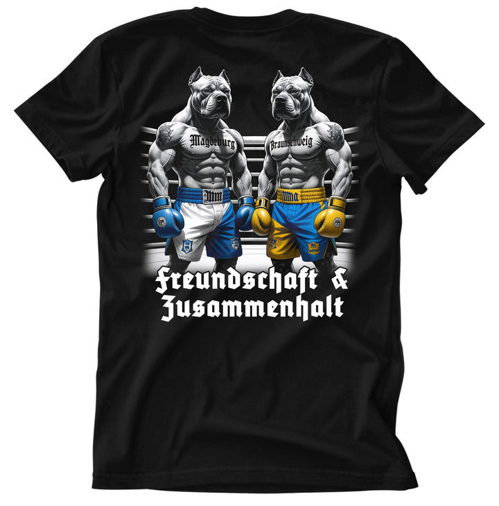 Braunschweig & Magdeburg T-Shirt | Freundschaft Fussball | M2
