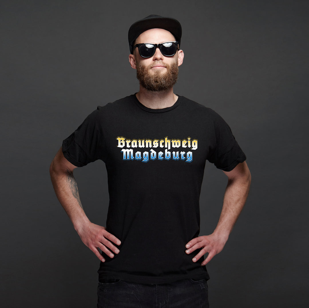 Braunschweig & Magdeburg T-Shirt | Freundschaft Fussball | M2