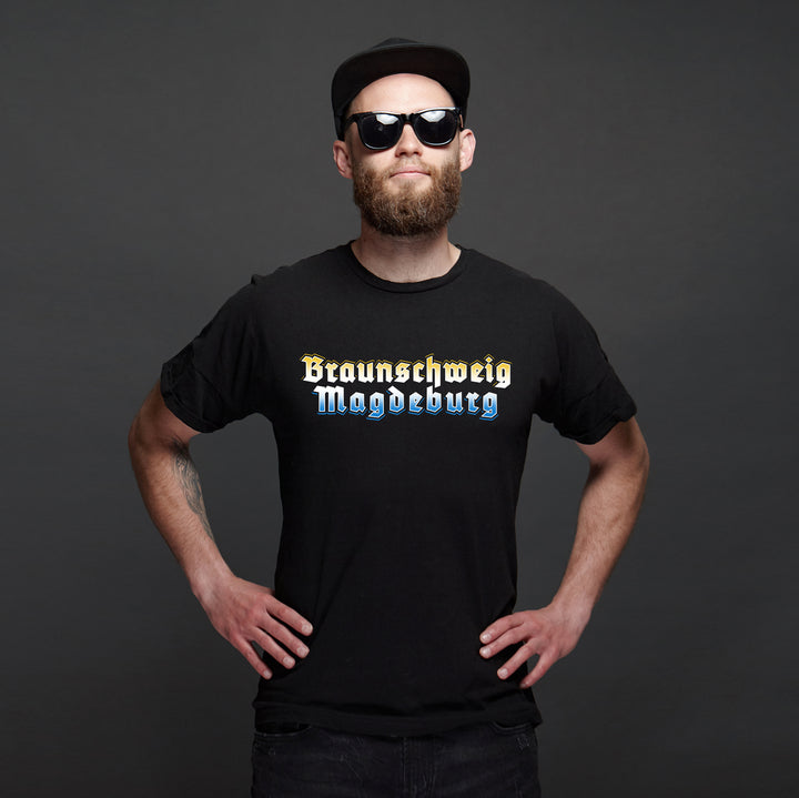 Braunschweig & Magdeburg T-Shirt | Freundschaft Fussball | M2