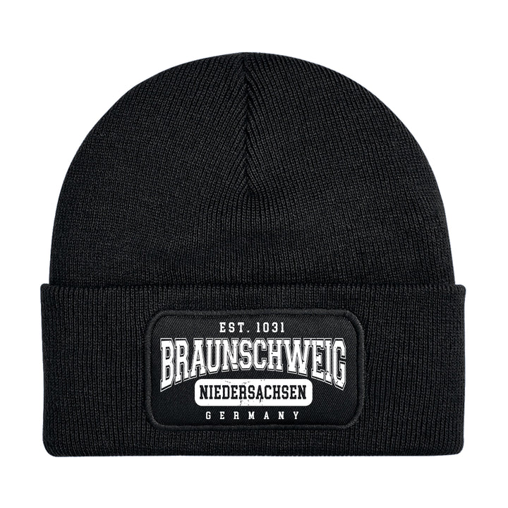 College City Braunschweig Mütze | Niedersachsen Wintermütze | Patch Beanie