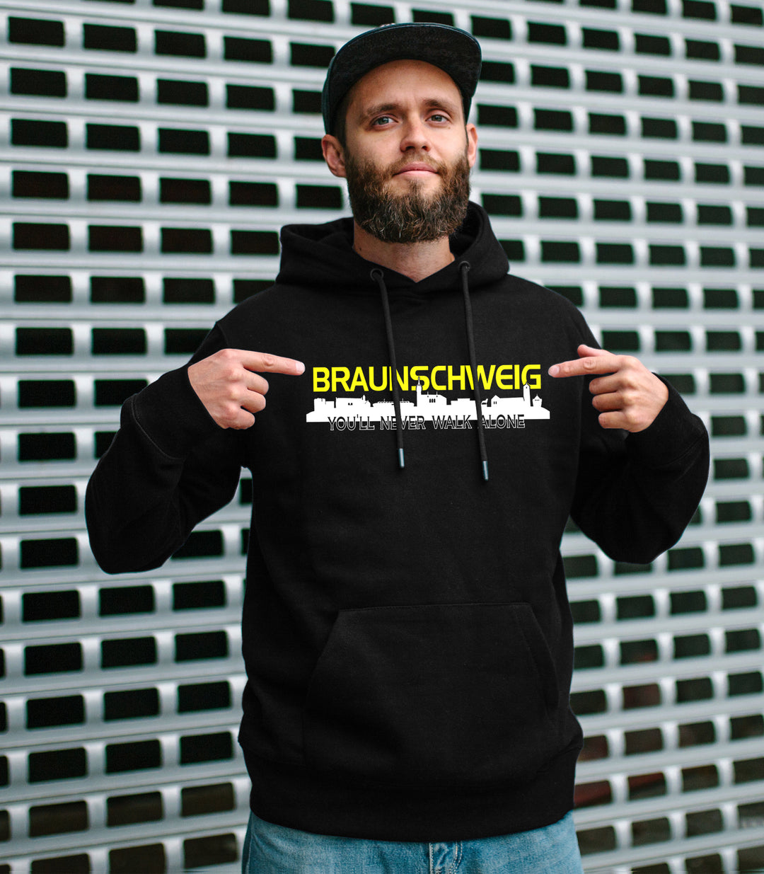 Braunschweig Skyline Kapuzenpullover | Hoodie Stadt Pullover Geschenk