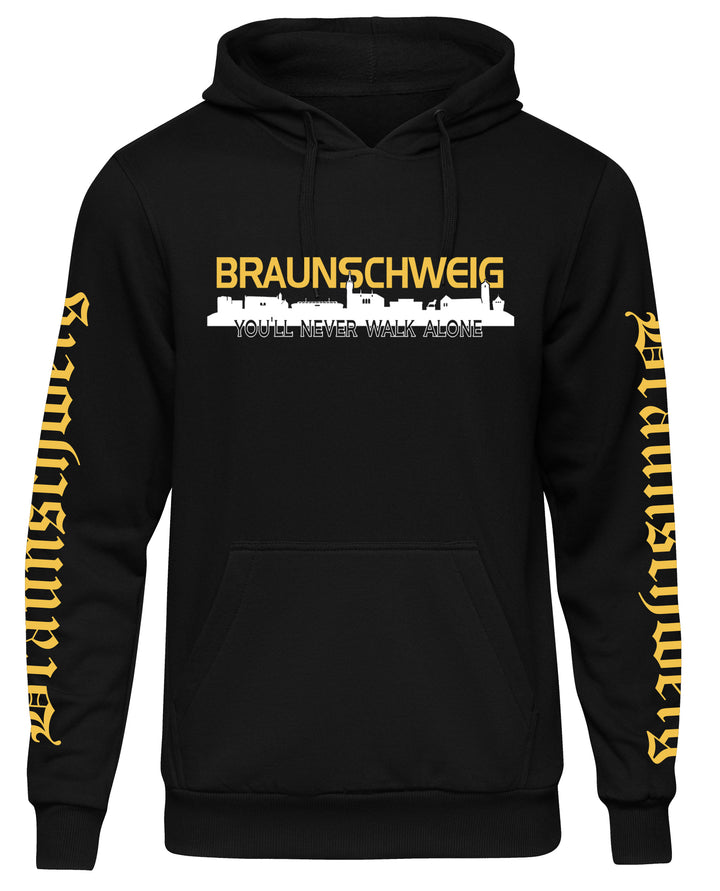 Braunschweig über alles Kapuzenpullover | Niedersachsen | Ärmeldruck