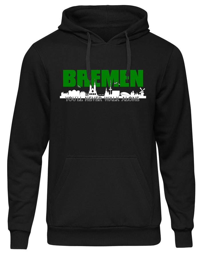 Bremen Skyline Kapuzenpullover | Hansestadt Hoodie Stadt Pullover Geschenk