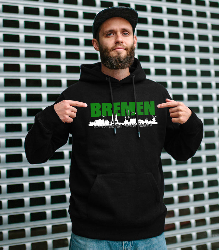 Bremen Skyline Kapuzenpullover | Hansestadt Hoodie Stadt Pullover Geschenk