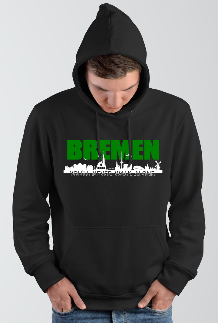 Bremen Skyline Kapuzenpullover | Hansestadt Hoodie Stadt Pullover Geschenk