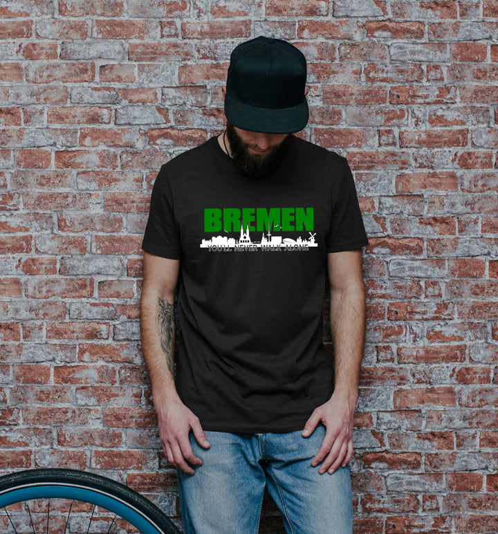 Bremen Skyline T-Shirt | Hansestadt Fan Shirt Skyline Geschenk