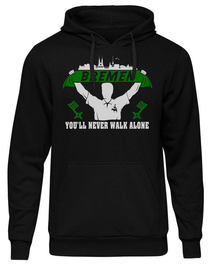Bremen Support Kapuzenpullover | Skyline Fussball City Fanartikel