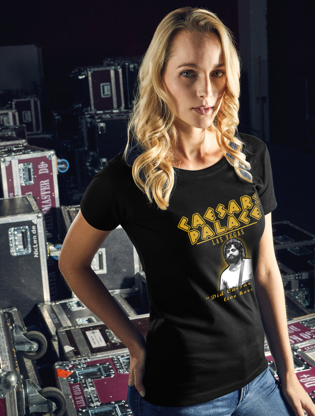 Caesars Palace Damen T-Shirt | Hangover Wolfpack JGA Las Vegas