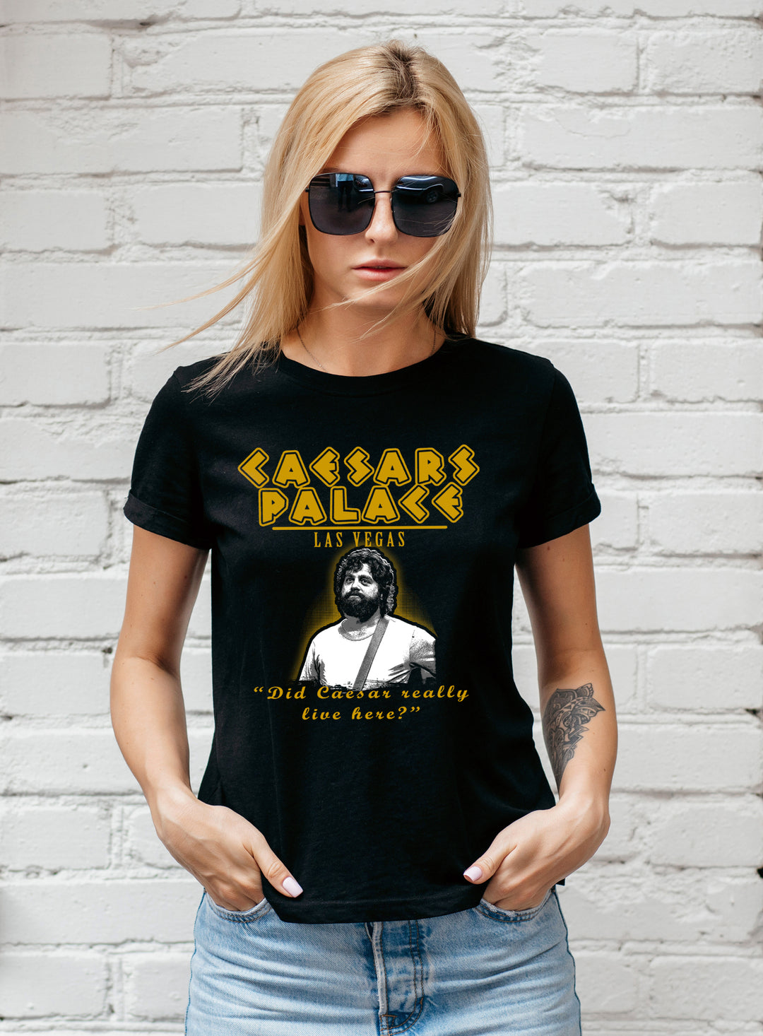 Caesars Palace Damen T-Shirt | Hangover Wolfpack JGA Las Vegas