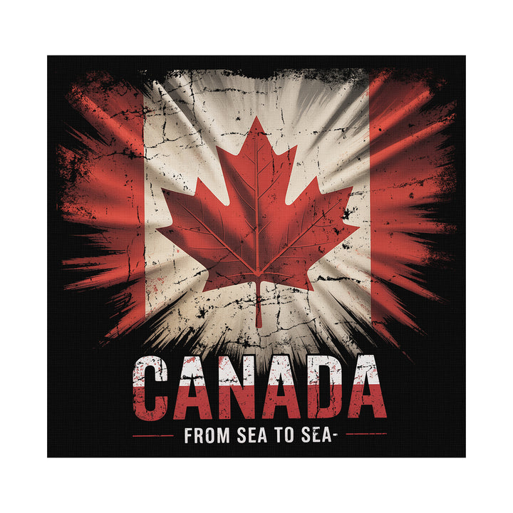 Canada Leinwand | Kanada Flagge Bild Ahornblatt