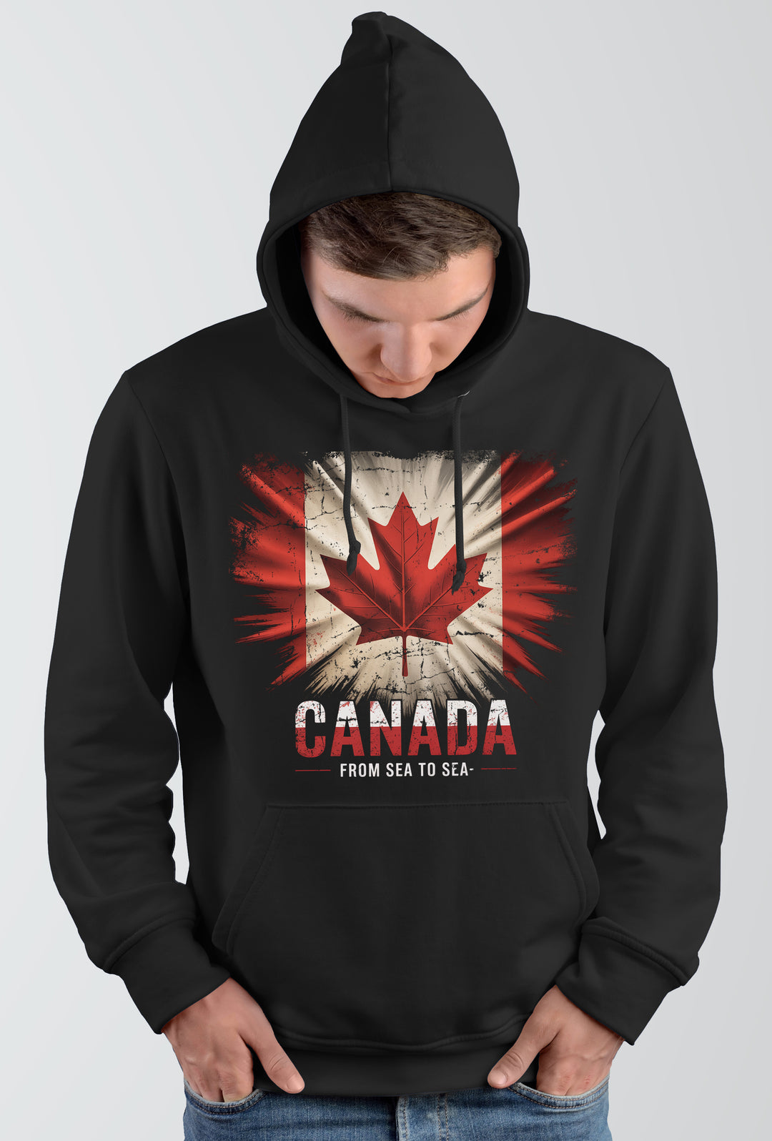 Canada Kapuzenpullover | Kanada Flagge Vinatge