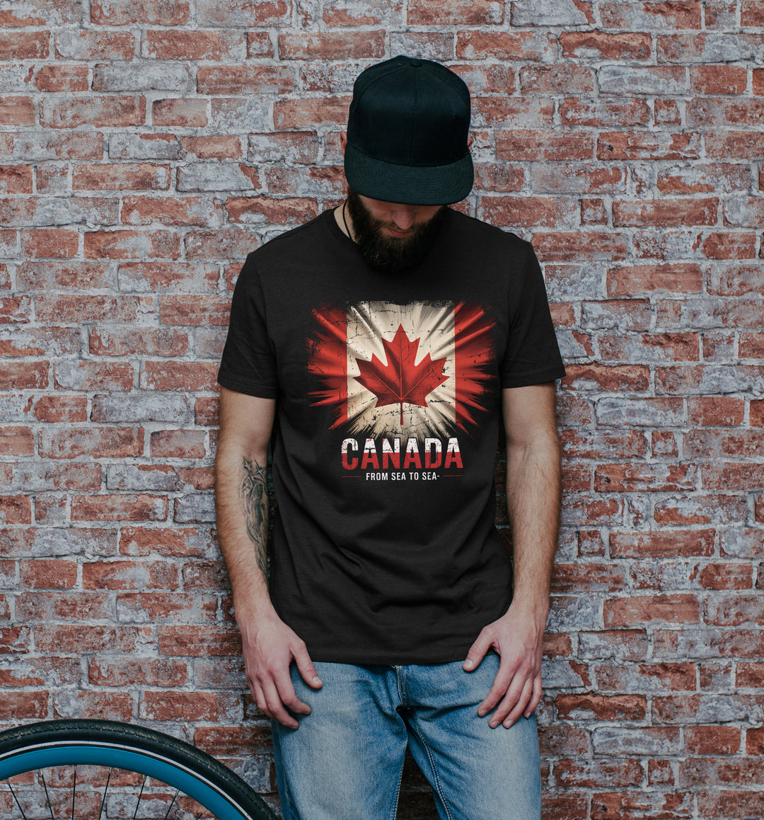 Canada T-Shirt | Kanada Flagge Vinatge